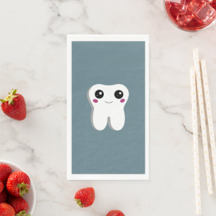 Servilleta De Papel Cuta dental dental dental sonriente feliz