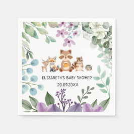 Servilleta De Papel Cuta vegetación animales silvestres madera Papel N