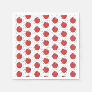 Servilleta De Papel Cute Apple Picking Birthday Party Confetti