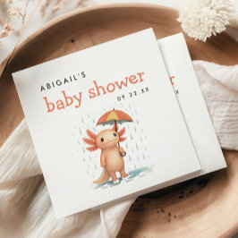 Servilleta De Papel Cute Axolotl Baby Shower
