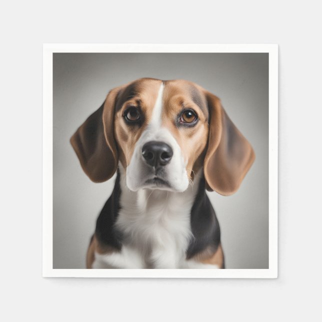 Servilleta De Papel Cute Beagle (Anverso)