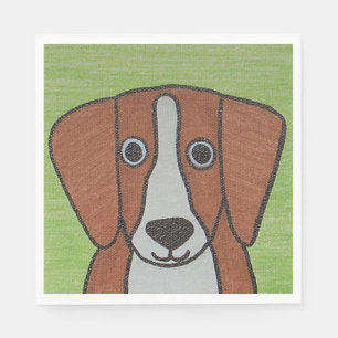 Servilleta De Papel Cute Beagle Paper Napkins