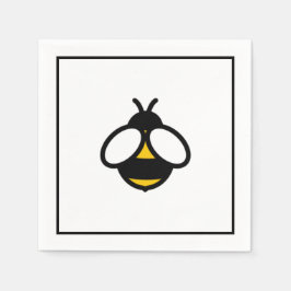 Servilleta De Papel Cute Bee, abeja miel, abejorro