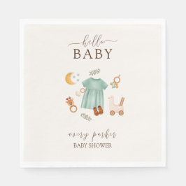 Servilleta De Papel Cute Boho Baby Clothes Baby Shower