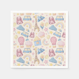 Servilleta De Papel Cute Boho Baby Shower