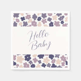 Servilleta De Papel Cute Boho Daisy Baby Shower