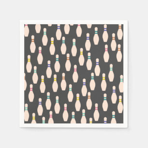 Servilleta De Papel Cute Bowling Pins Papel Napkins