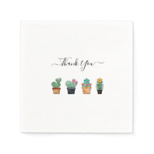 Cute Cactus Green Flower Gracias