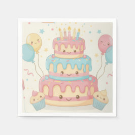 Servilleta De Papel Cute Cake and Cupcakes