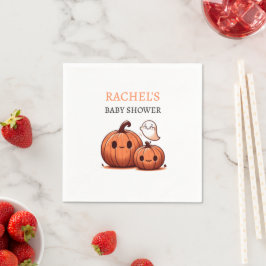 Servilleta De Papel Cute Calabaza Cae Baby Shower Temático De Hallowee