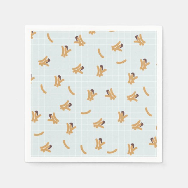Servilleta De Papel Cute Churros Paper Napkins (Anverso)