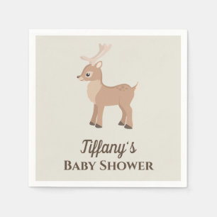 Servilleta De Papel Cute Deer Baby Shower