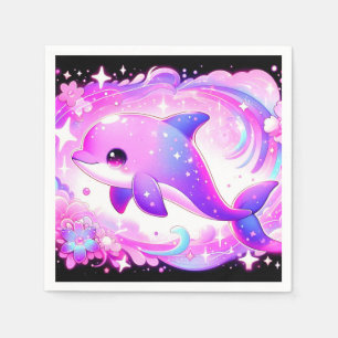 Servilleta De Papel Cute Dolphin Baby Shower