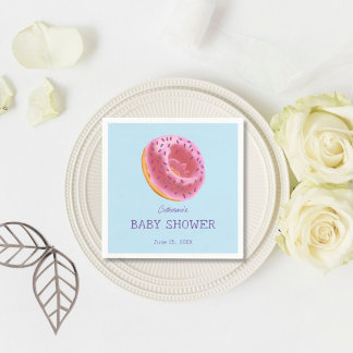 Servilleta De Papel Cute Donut Baby Shower