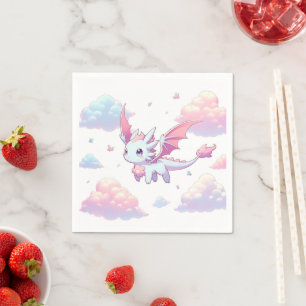 Servilleta De Papel Cute Dragon Baby Shower