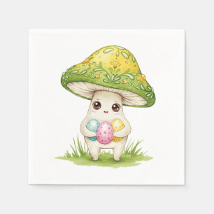 Servilleta De Papel Cute Easter champihroom