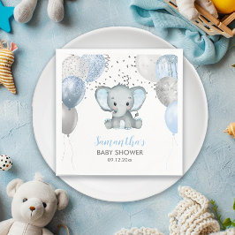 Servilleta De Papel Cute elefante elefante de Baby Shower