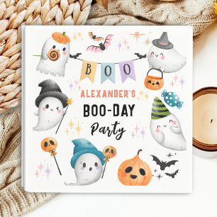 Servilleta De Papel Cute fantasma Spooktacular Halloween Boy Cumpleaño