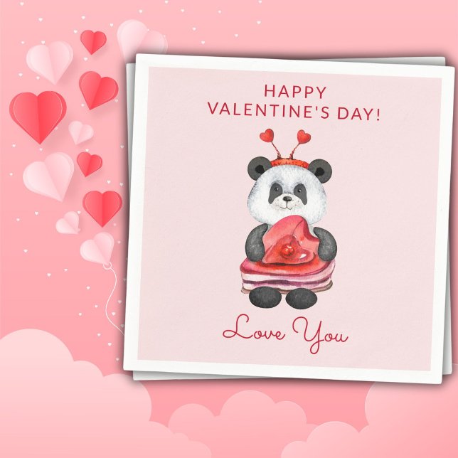 Servilleta De Papel Cute Feliz Día de San Valentín Fiestas Napkins (Subido por el creador)