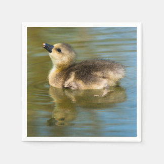 Servilleta De Papel Cute Gosling on pond