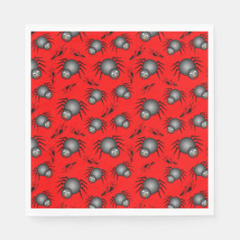Servilleta De Papel Cute Halloween Spiders Napkins
