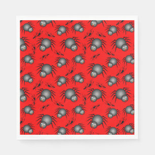 Servilleta De Papel Cute Halloween Spiders Napkins
