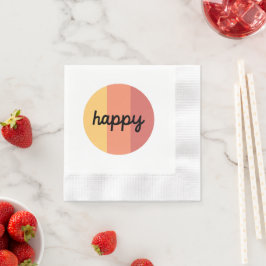 Servilleta De Papel Cute Happy Napkin