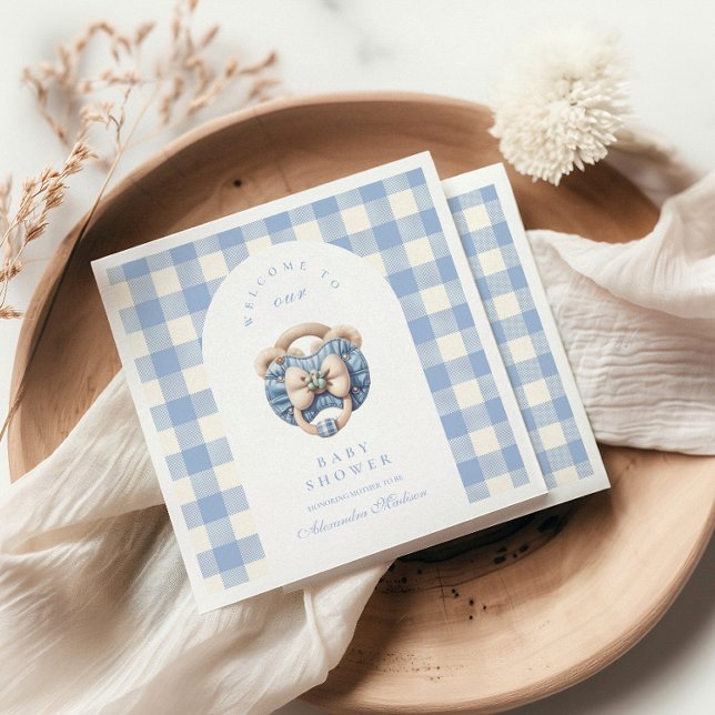 Servilleta De Papel Cute Jean Baby Denim Baby Shower (Subido por el creador)