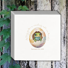 Servilleta De Papel Cute Kawaii Gecko Lizard Egg Baby Shower