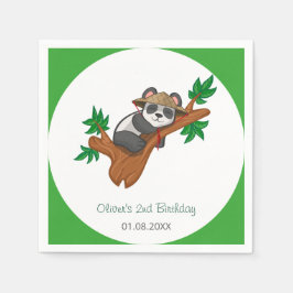 Servilleta De Papel Cute Koala Wild Animal Jungle Kids Birthday Party