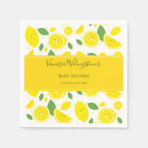 Cute Lemon Citrus Fruit Baby Shower