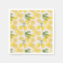 Cute Lemon Citrus Fruit Summer Baby Shower