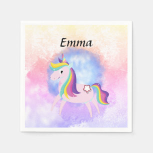 Servilleta De Papel Cute little unicorn