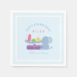 Servilleta De Papel Cute Long-Nosed Elephant & Gifts Paper Napkins