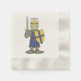 Servilleta De Papel Cute Medieval Knight