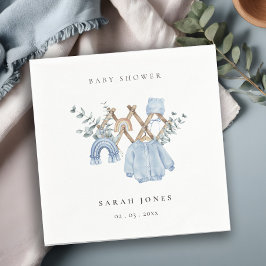 Servilleta De Papel Cute Moda Niño Ropa de bebé Baby Shower esencial