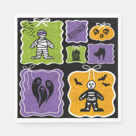 Servilleta De Papel Cute Mummy Coquette Halloween