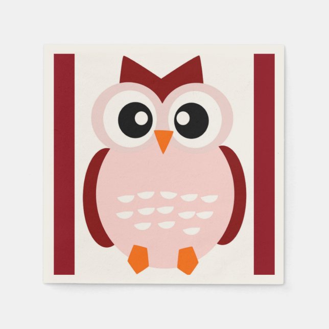 SERVILLETA DE PAPEL CUTE OWL (Anverso)