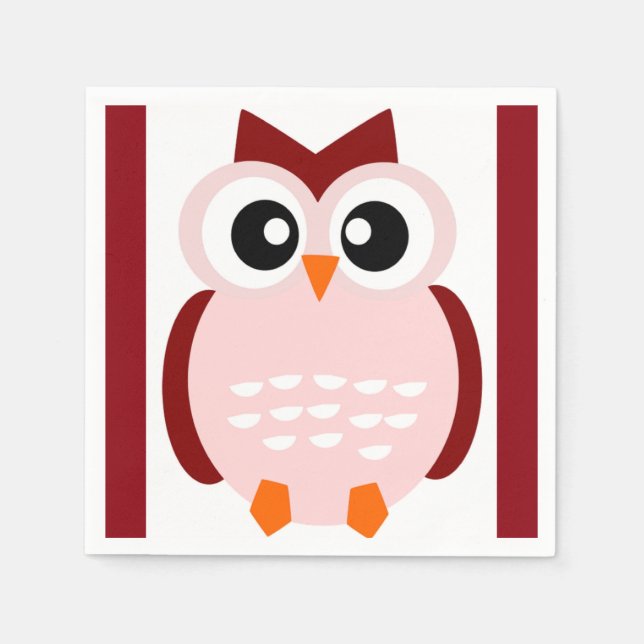 SERVILLETA DE PAPEL CUTE OWL (Anverso)