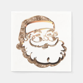 Servilleta De Papel Cute Papá Noel Padre Fiesta de Navidad