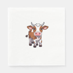 Servilleta De Papel Cute Personalizado Cow