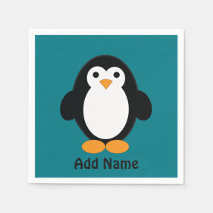 Servilleta De Papel Cute Personalizado Penguin
