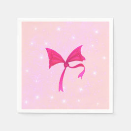 Servilleta De Papel Cute Pink Princess Birthday Paper Napkin