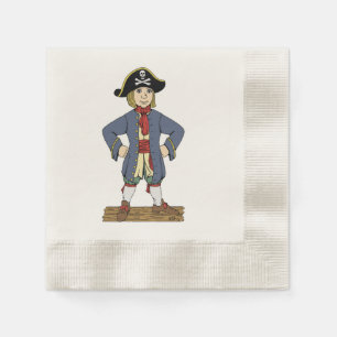 Servilleta De Papel Cute Pirate Lad