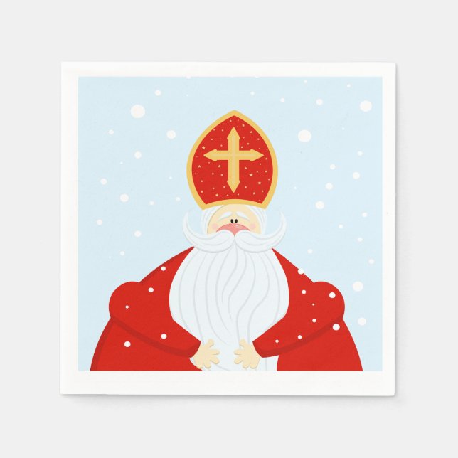 Servilleta De Papel Cute Saint Nicholas (Anverso)