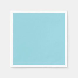 Servilleta De Papel Cute Sky Blue Solid Napkins