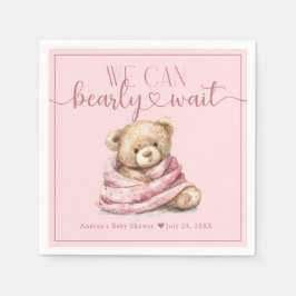 Servilleta De Papel Cute Teddy Bear Baby Shower