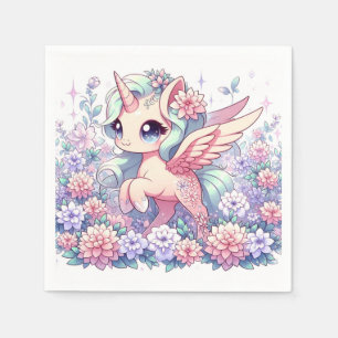 Servilleta De Papel Cute Unicorn Baby Shower