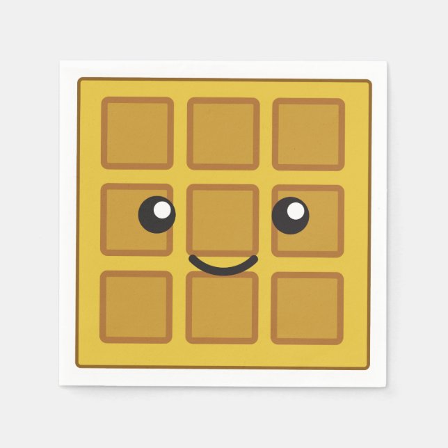 Servilleta De Papel Cute Waffle (Anverso)
