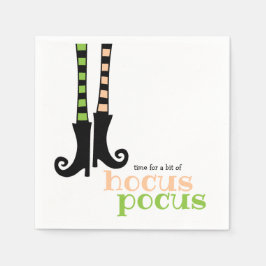 Servilleta De Papel Cute Witch Stockings Boots Hocus Pocus Halloween